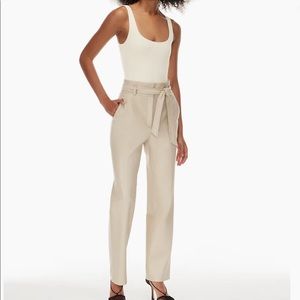 White Babaton Contour Tank Bodysuit